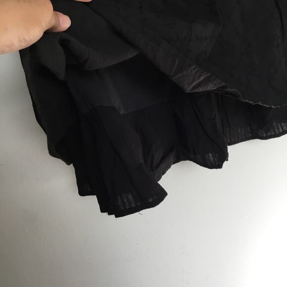 Revolve Commence Cottagecore Dress Women’s Medium Black Boho Peasant Fairygoth M - Picture 8 of 13